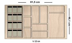 12 li Kayın Fonksiyonel Merdiven Basamak platformlu Kaşıklık - 1