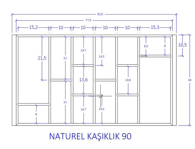 60 lık Naturel Kaşıklık - 4