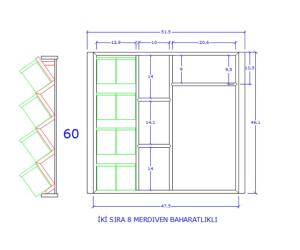 8 li Kayın Fonksiyonel Merdiven Basamak platformlu Kaşıklık - 3
