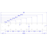 Mıknatıslı Bıçaklık 8'li