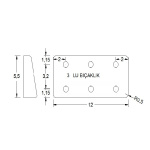 Mıknatıslı Bıçaklık 3'lü