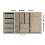 12'li Merdiven Baharat Standlı Kaşıklık(60 lık)