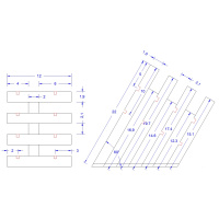 Yatık bıçak bloğu