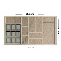 9'lu Yatık Baharat Standlı(90 lık)