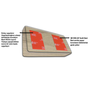 Mıknatıslı Ceviz Bıçaklık(3 bıçak kapasiteli)