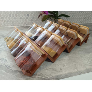 Merdiven baharatlık platformu (16 baharat kapasiteli)