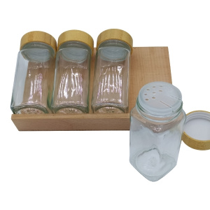 Kayın modüler merdiven baharatlık