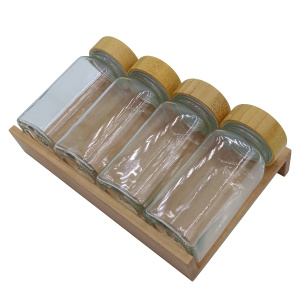 Kayın modüler merdiven baharatlık