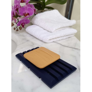 Lacivert akrilik sabunluk