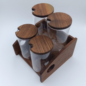 4'lü Tezgah üstü baharatlık