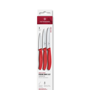 Victorinox 6.7111.34C1 Swiss Classic 3lü Bıçak Set, Kırmızı