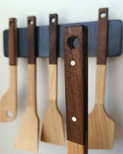 SPT 402 CSD-Dik yamuk açılı ahşap spatula - 2