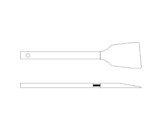 SPT 404 CSD-Dik yamuk spatula - 8